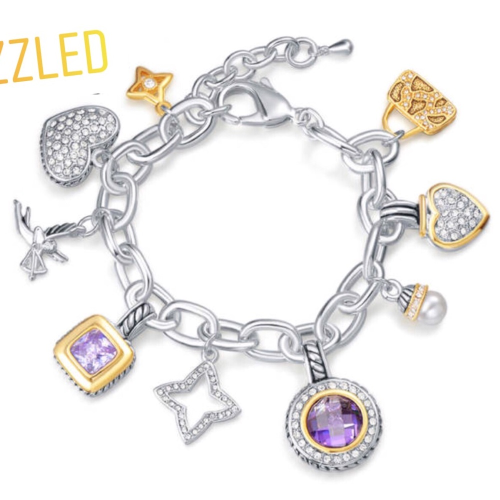 Crystal Charm Bracelet - High Quality